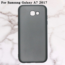 适用于三星 Galaxy A7 2017 全磨砂手机壳TPU皮套彩绘素材壳软壳