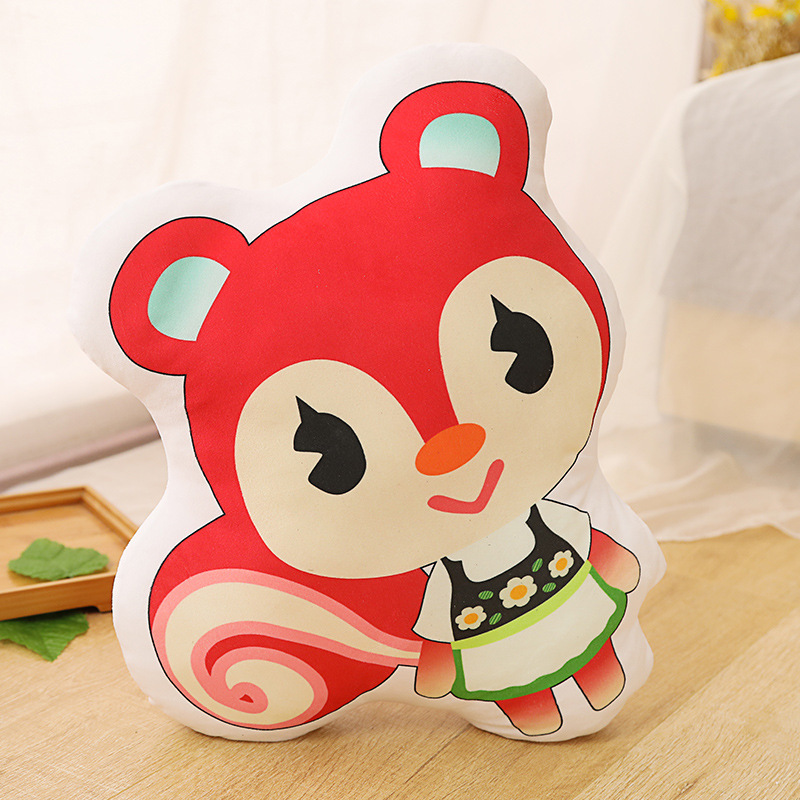 动物之森动物森友会任天堂游戏周边毛绒玩具公仔玩偶布娃娃抱枕