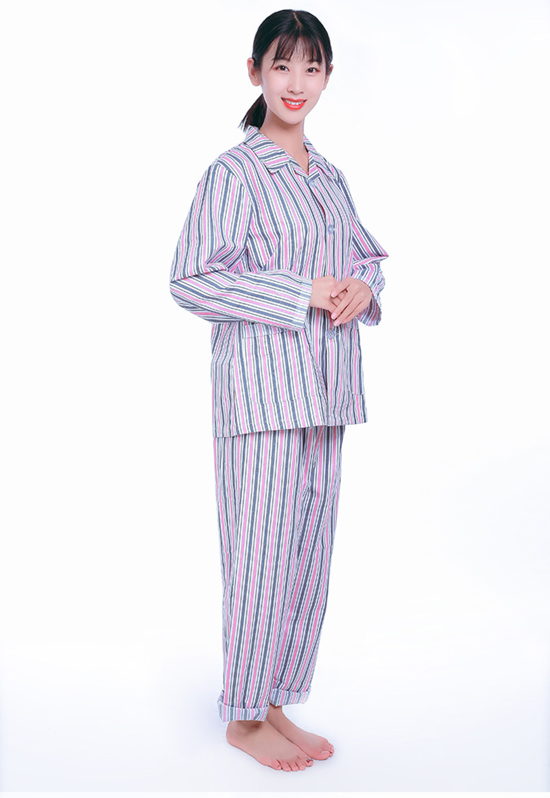 厂家直销 男女 医院棉质长袖病号服 病人服装 患者服病员套装