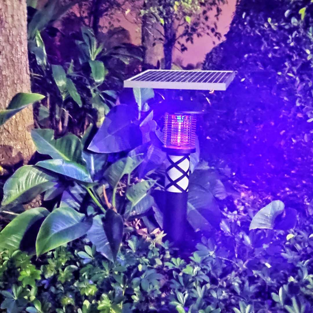 太阳能灭蚊灯户外庭院花园电蚊灯室外防水捕蚊器家用灭蚊神器