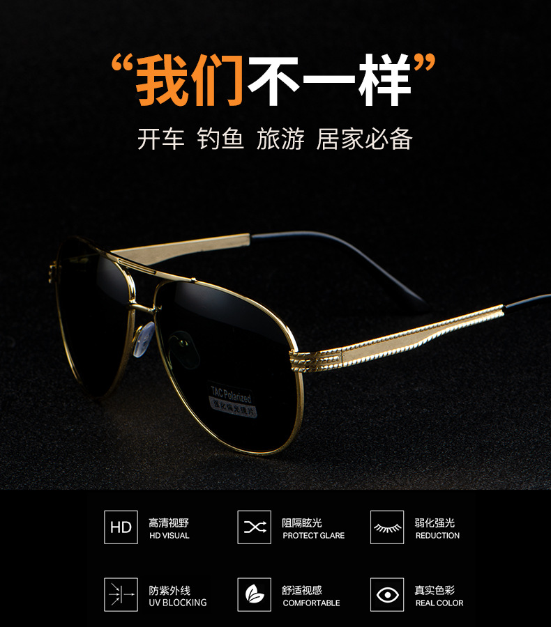 19新款男士偏光镜蛤蟆镜钓鱼开车司机专用眼镜跑江湖摆地摊产品