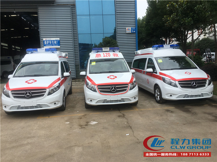 奔驰120救护车 全顺长轴柴油救护车 转运型 监护型医院急救车