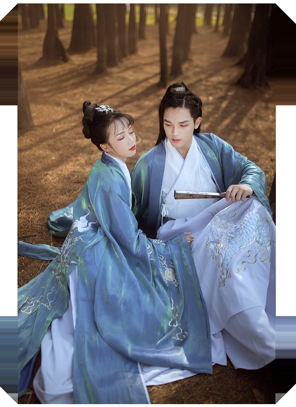 正品原创 汉服男套装非古装古风男士魏晋仙气情侣女装 现货可代发