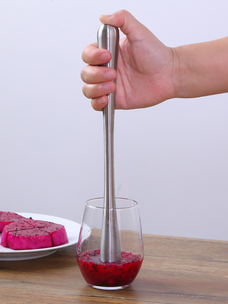 水果按压碎冰棒碎冰锤调酒捣汁棒敲肉柠檬锤压汁棒捣压棒捣棒捣碎