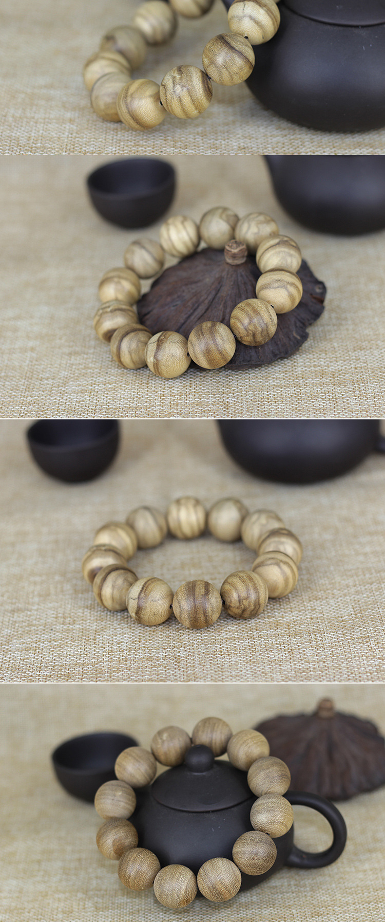 巴布亚沉香奶款奶香木手串批发节日送礼香味明显沉香佛珠厂家供应