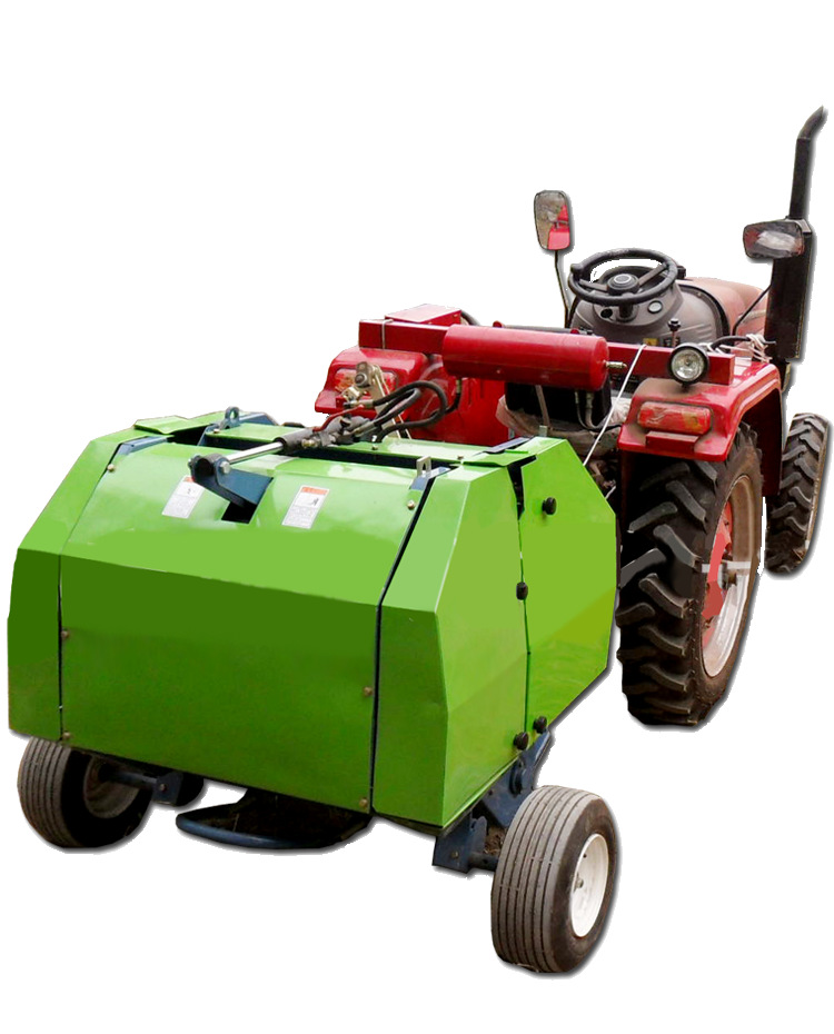 小型玉米秸秆机捡拾粉碎打捆机牧草粉碎收获青储打捆机