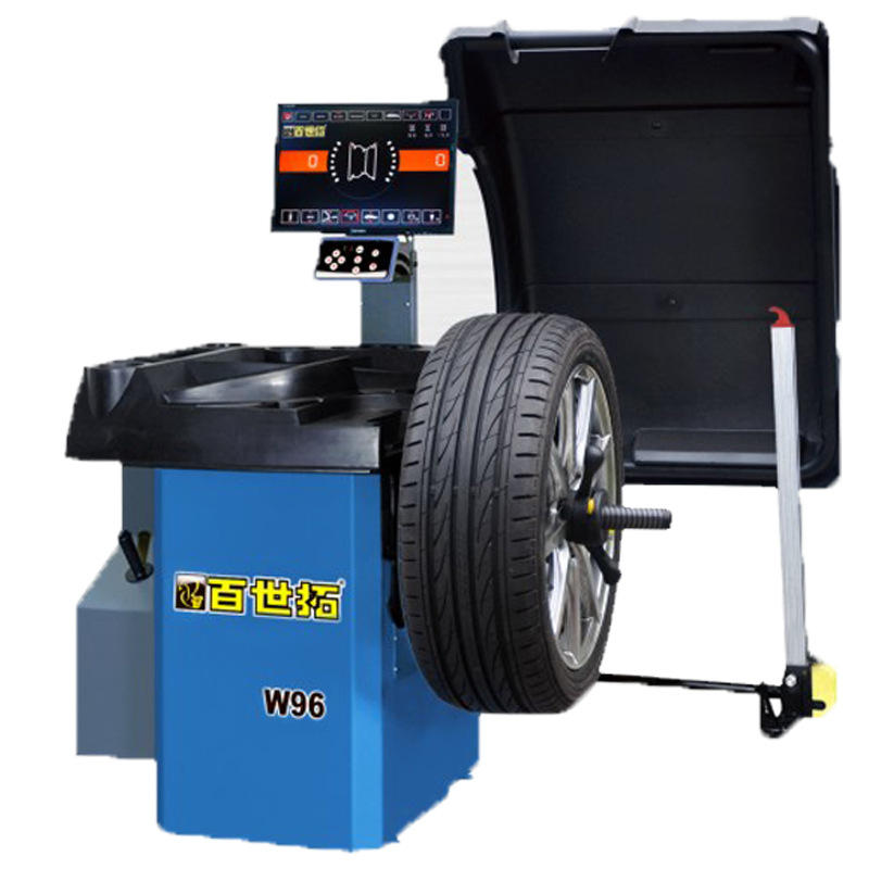 上海百世拓轮胎动平衡光明火鹰出口品牌轮胎平衡机轮胎平衡仪w96