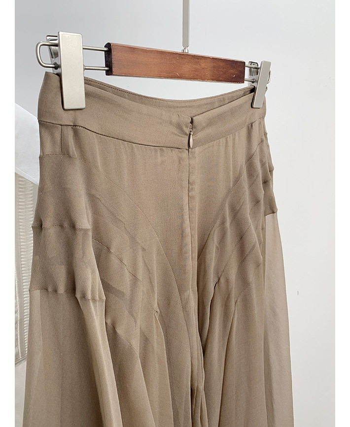 衣录预售新款真丝内衬半裙气质修身裙子半身裙夏a字917x