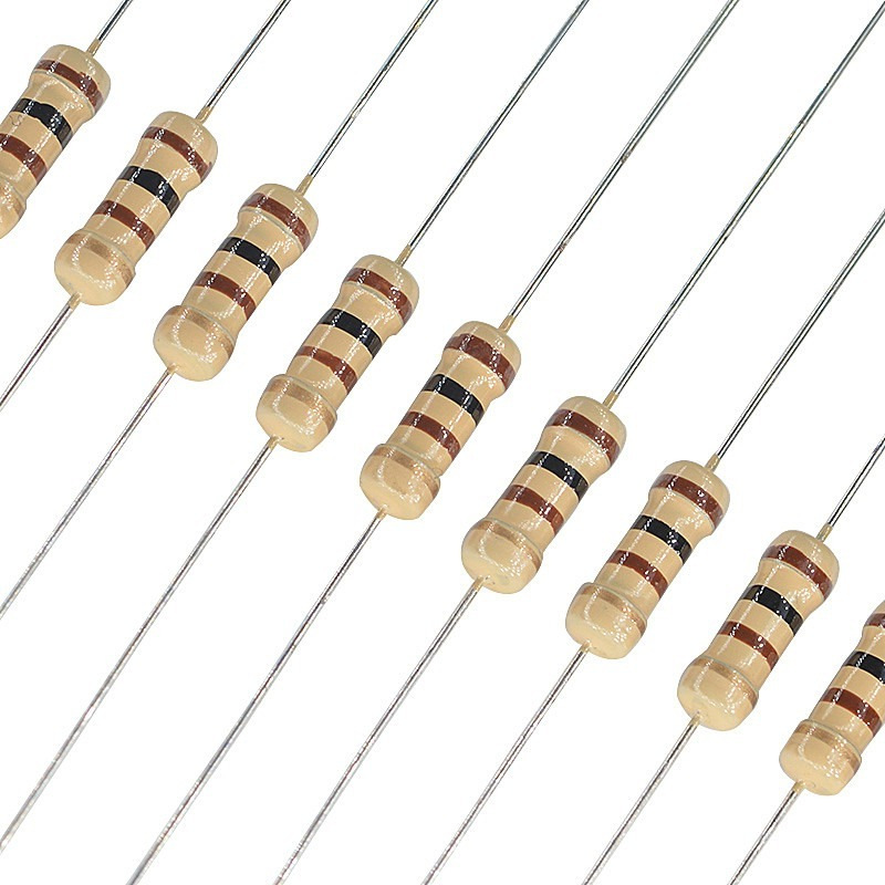 100k 1/4w碳膜电阻 5% 四色环0.25w 编带装100只-阿里巴巴