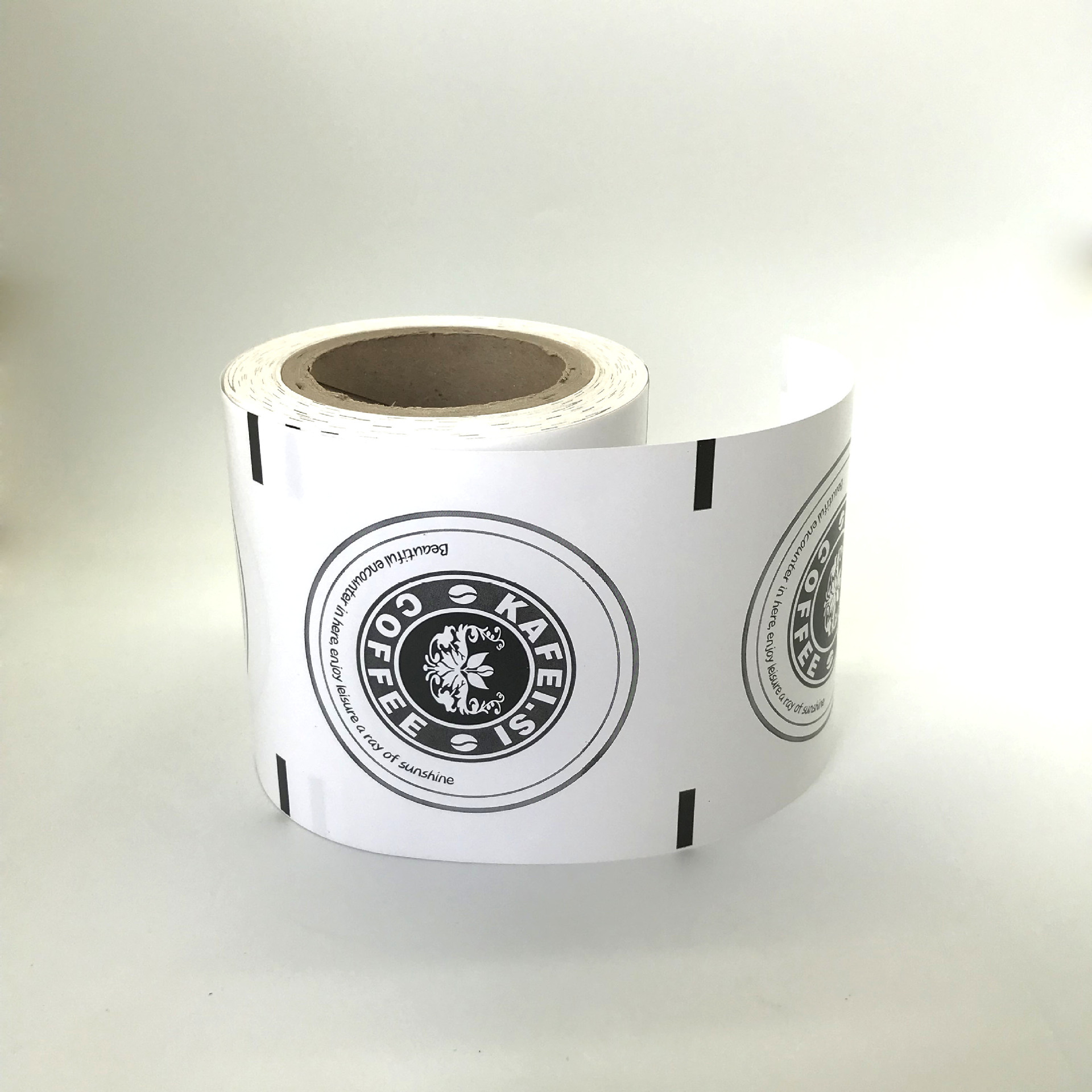 奶茶纸膜杯纸质封口封杯膜2000张/卷纸塑两用可降解 复合卷膜