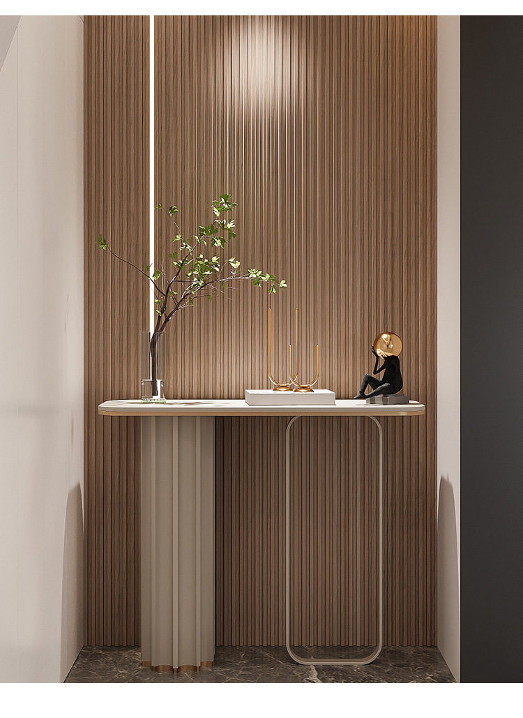 工厂现货木饰面实木格栅板 电视沙发背景长城板格栅配套线条