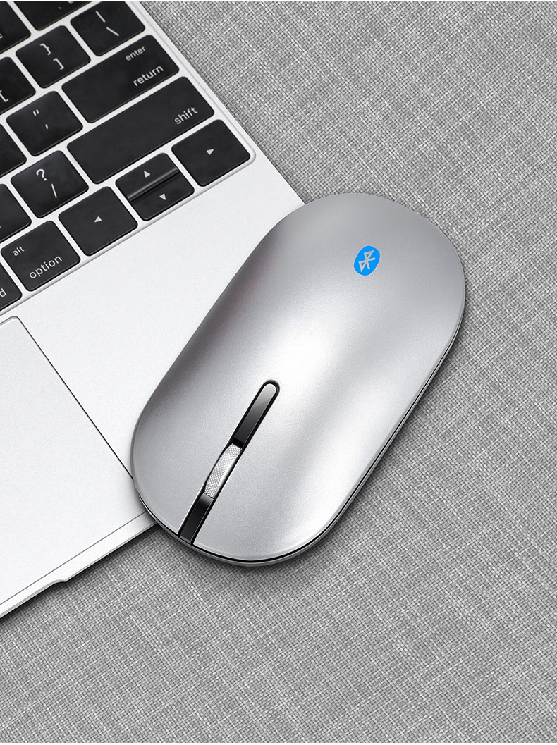 蓝牙双模无线鼠标笔记本台式平板电脑办公静音礼品定制logo