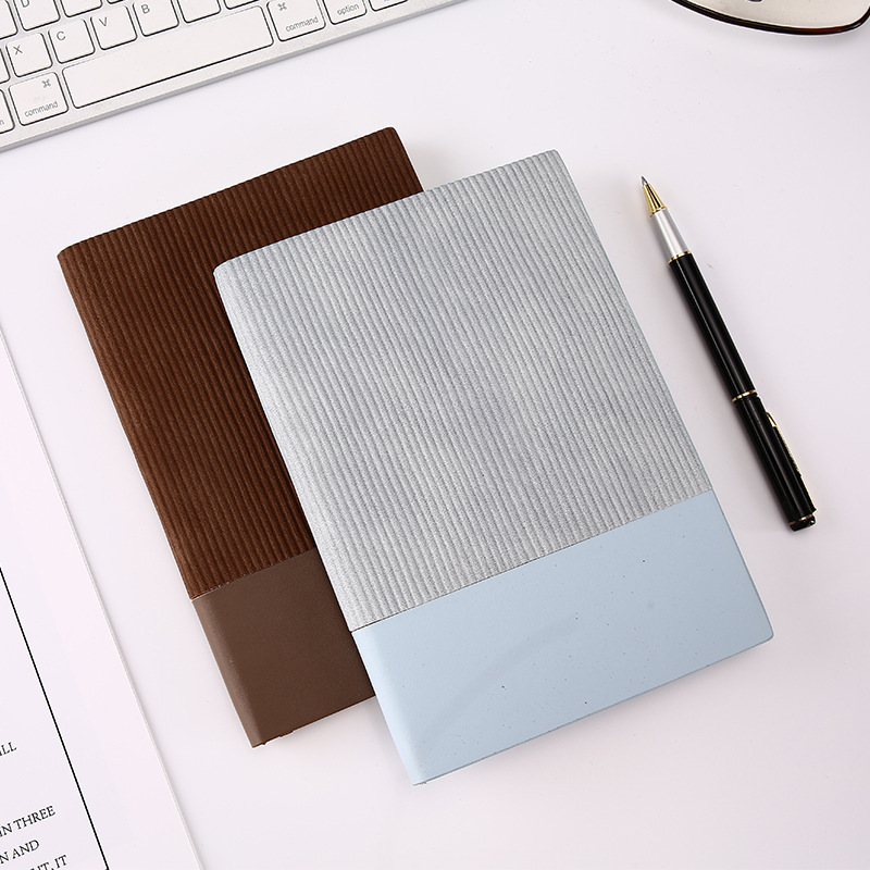 厂家供应简约创意a5软皮学生记事本 商务笔记本定制logo