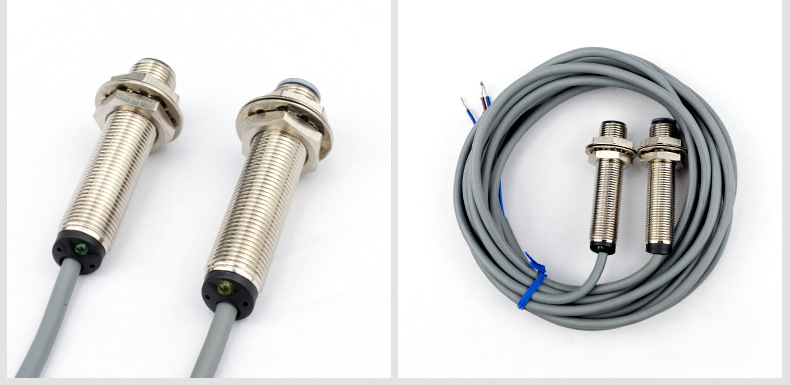 dadisick激光对射m3-m18光电开关传感器常开可见光红外感应开关