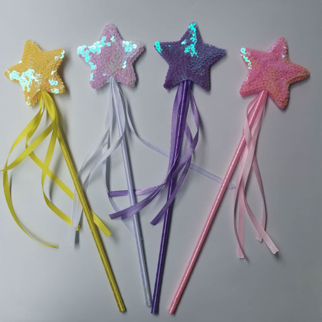 新款地推 五角星魔法棒仙女棒儿童玩具节日助威气氛道具 现货