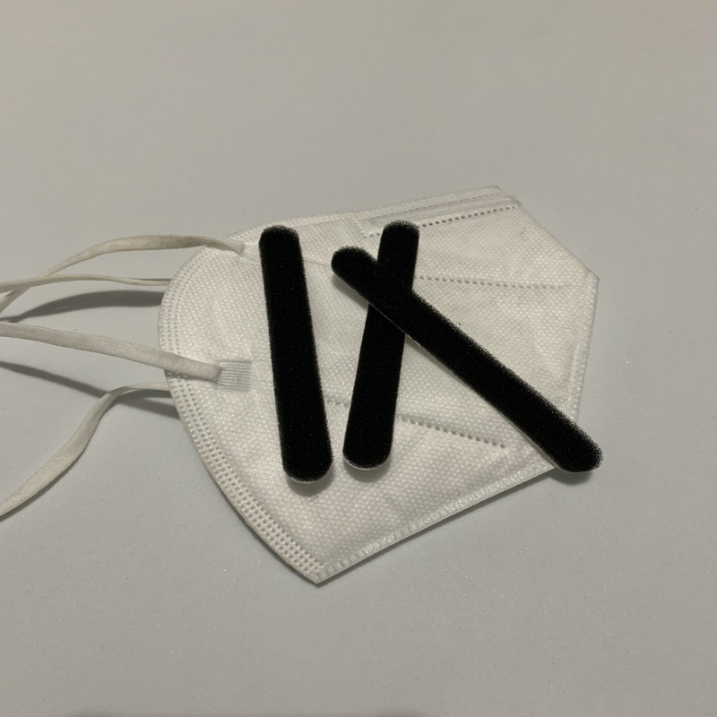 厂家专业定做环保鼻梁型kn95鼻梁条 平面低密度口罩海绵条-阿里巴巴