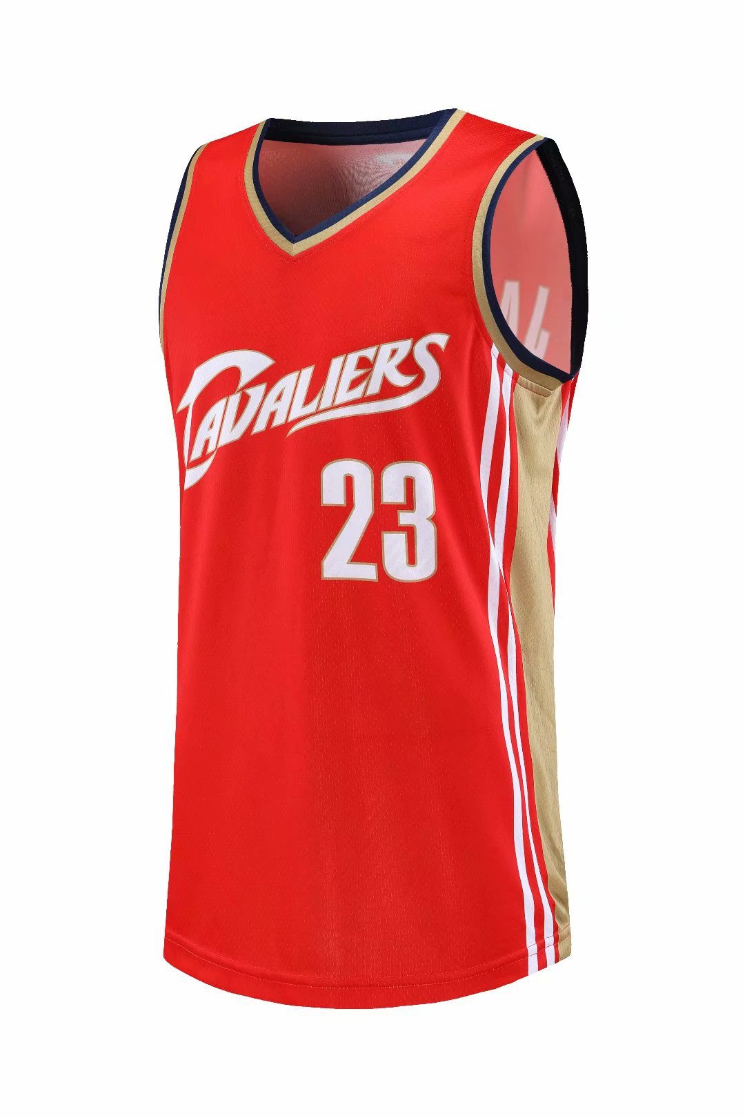 球衣批发复古骑士队小皇帝23号詹姆斯篮球球衣james全身印数码印