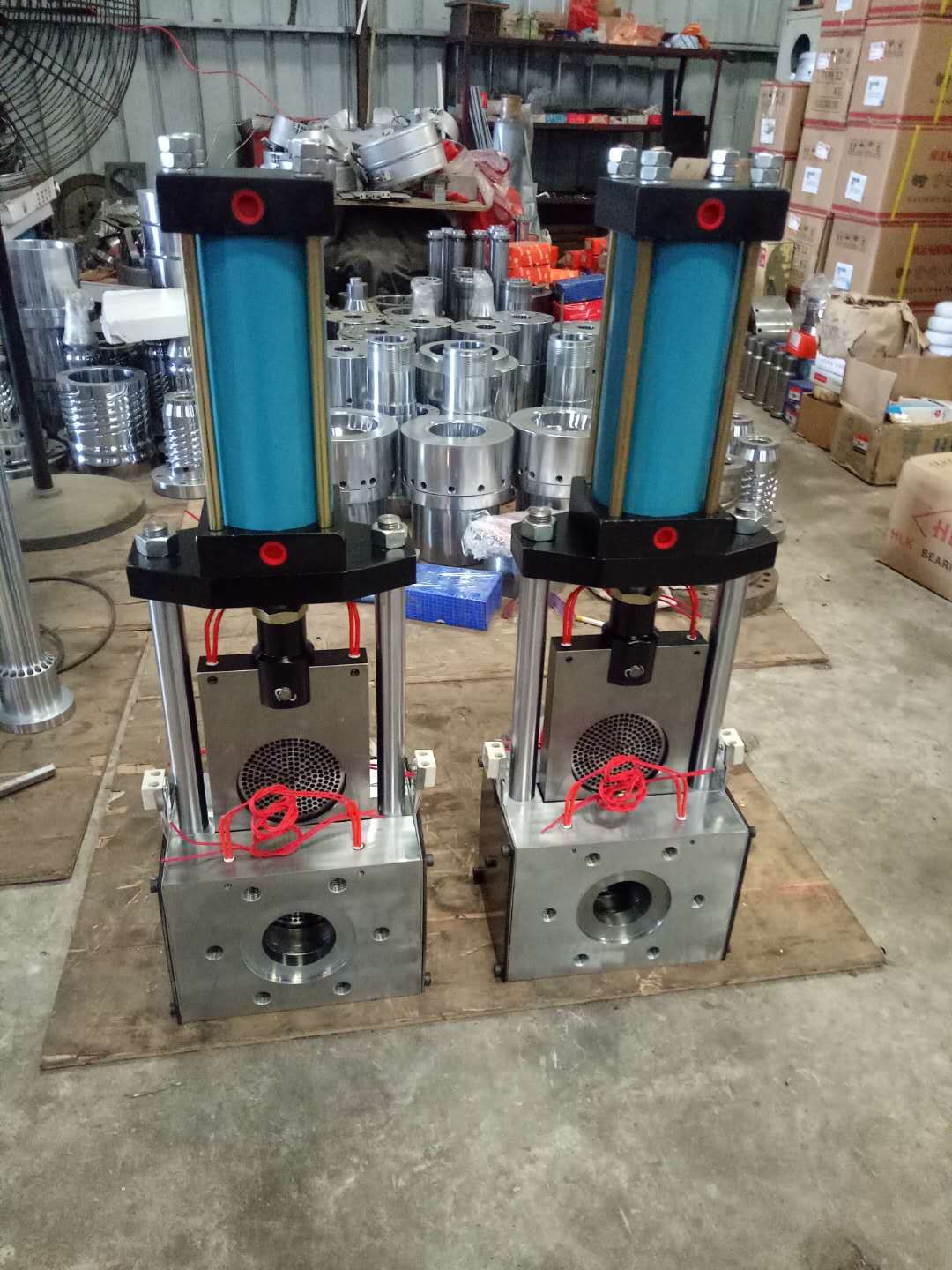 熔喷布专用液压换网器 液压快速换网器吹塑机