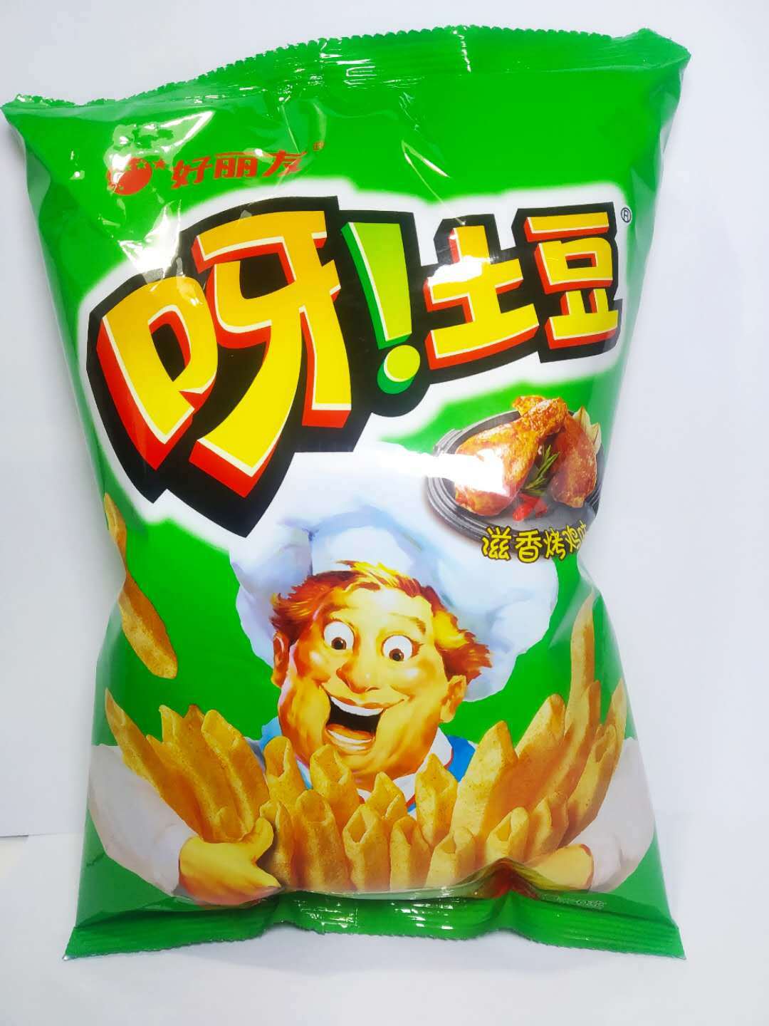 好丽友呀土豆番茄蜂蜜牛排烤几多口味70g薯片膨化休闲零食