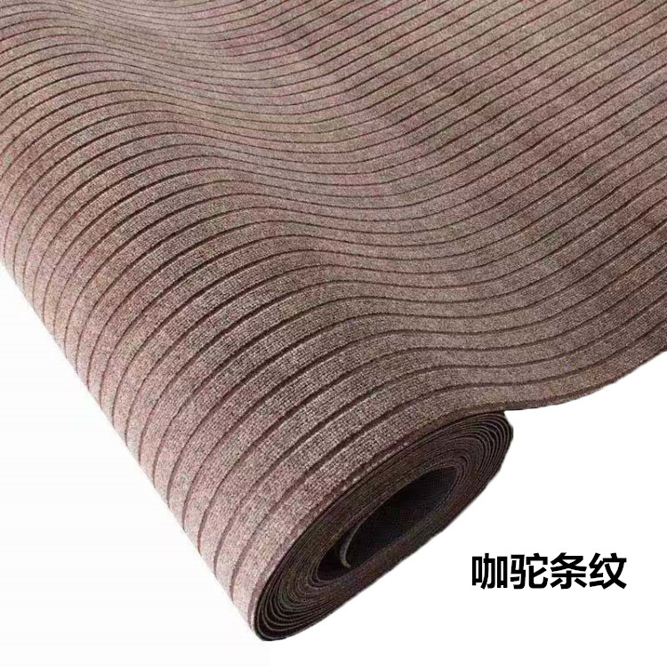 Fully-Laid Cutting Carpet Commercial Office Bathroom Kitchen Household Doormat TPR Non-Slip Glue Bottom Floor Mat