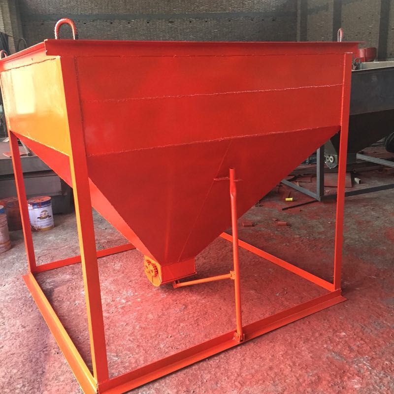 5立方混凝土料斗 方形装砂浆污泥塔基料斗 可定制叉车