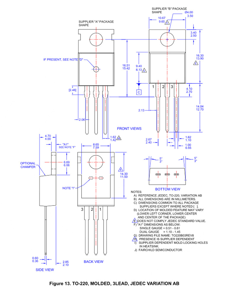 lm337t lm337 to-220 直插芯片 可调三端稳压器