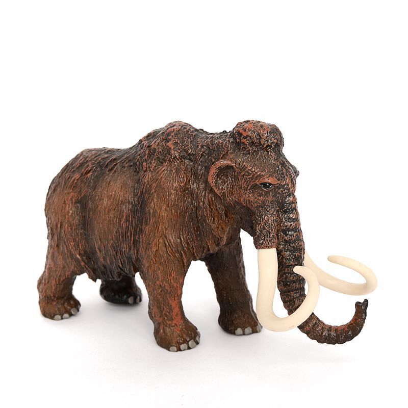 野生仿真动物长毛象猛犸象模型史前生物塑胶静态儿童玩具摆件礼物