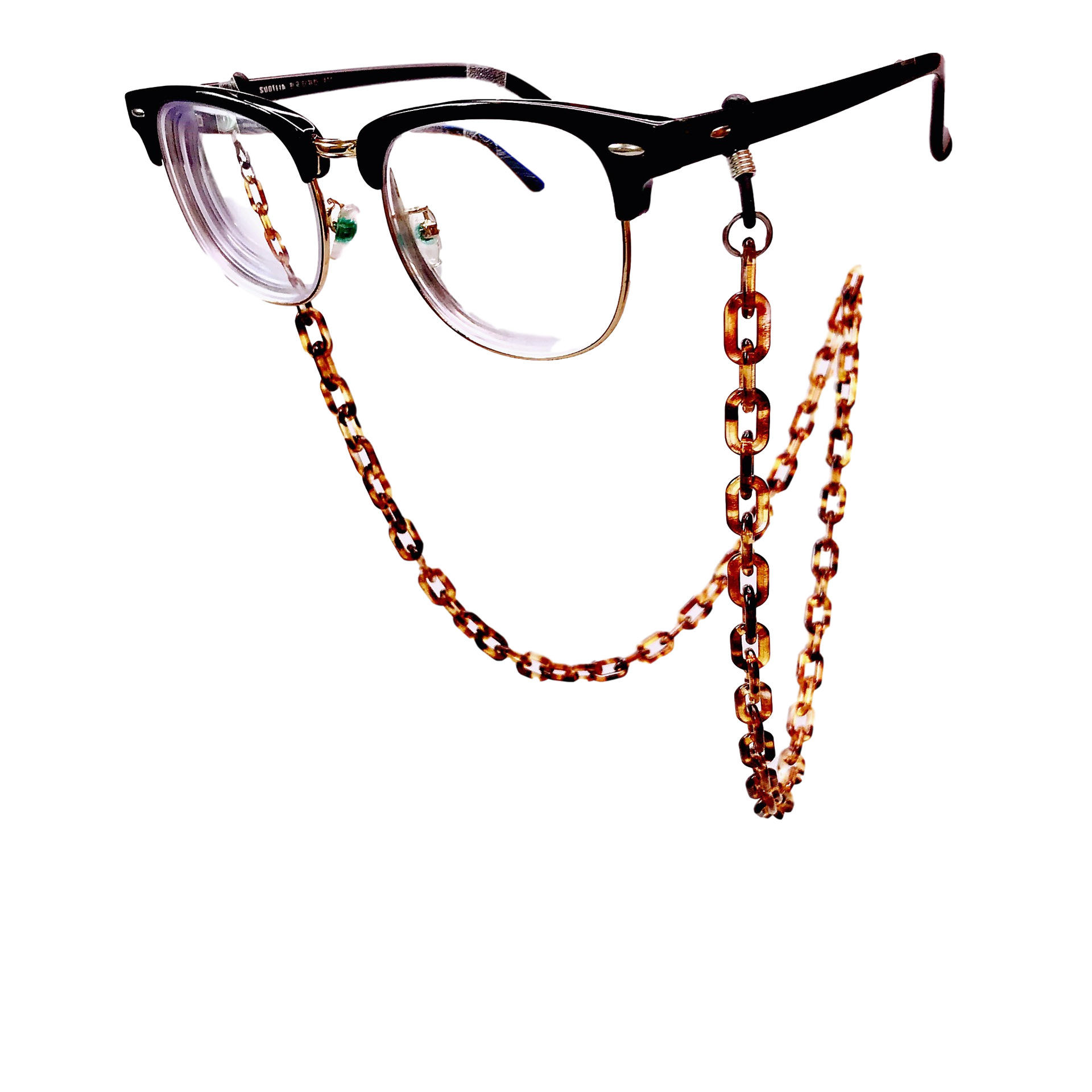 欧美跨境眼镜口罩挂链亚克力眼镜链防滑防丢挂链眼镜口罩绳