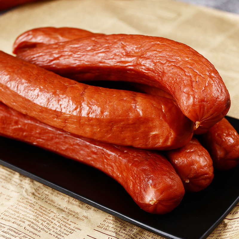 哈尔滨风味红肠张生生果木炭烤香肠东北特产老式小吃零食500克