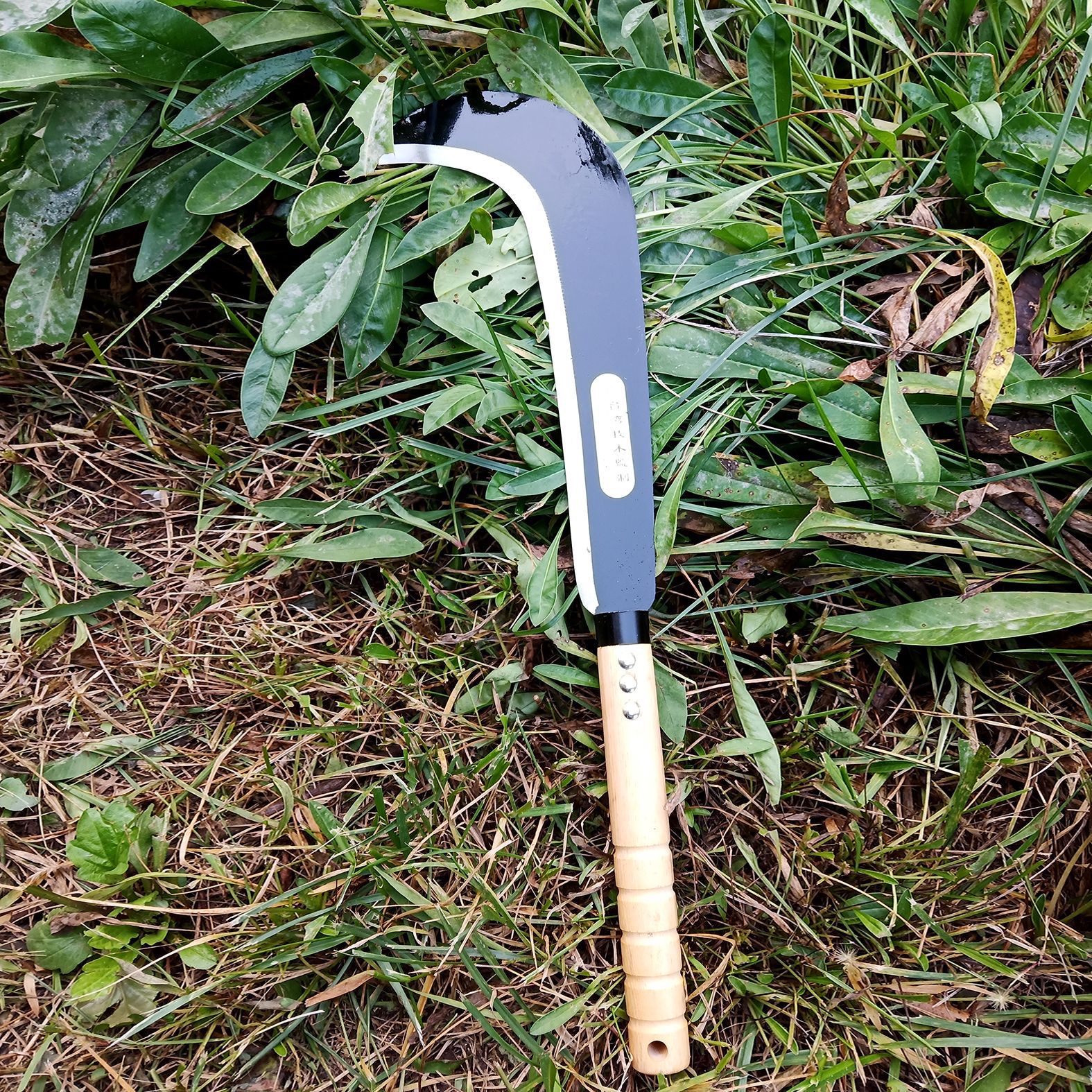 新品砍树刀砍柴刀农用锰钢勾刀伐木砍竹砍甘蔗刀野营户外加长弯刀