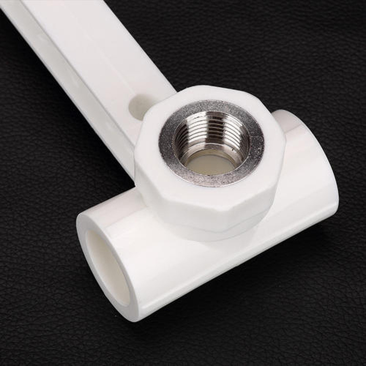 ppr内丝双联三通 塑料建材 管件 批发出口定制 连体管件