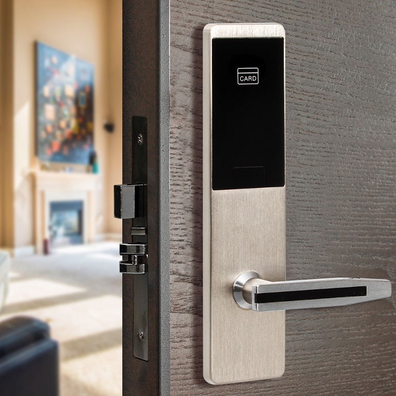 智能电子锁 酒店刷卡门锁 宾馆现代简约电子锁 小区刷卡感应锁