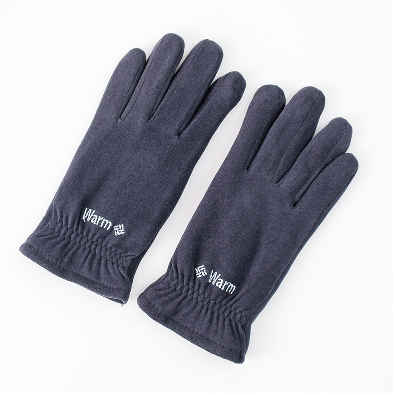 Boys Winter Warm Gloves Outdoor Skiing Biking Mountain Climbing Thermal Insulation Warm with Velvet Thickened Cold Protection Touch Screen Gloves