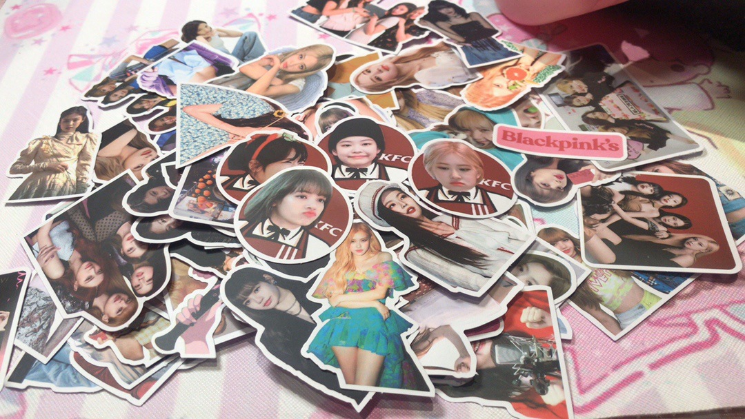 blackpink手帐贴纸lisa金智妮jennie金智秀明星周边手机电脑贴画