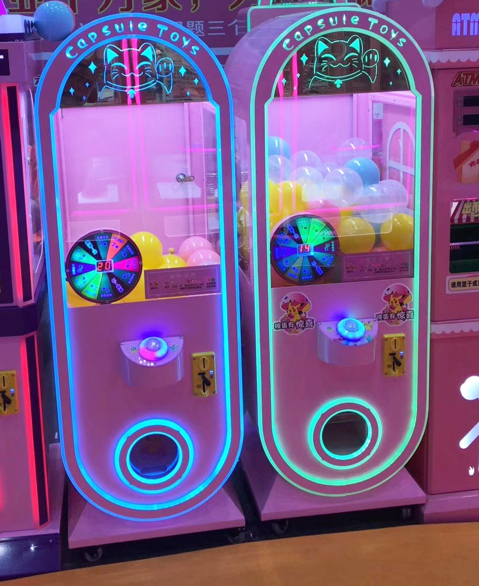 厂家批发网红扭蛋机糖果机礼品机商场店庆活动抽奖道具投币游戏机