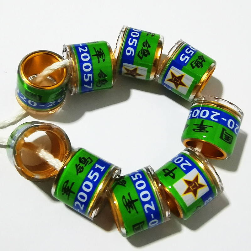 2021昆明军鸽环纪念环鸽子足环脚环信鸽用品用具鸽环种鸽环