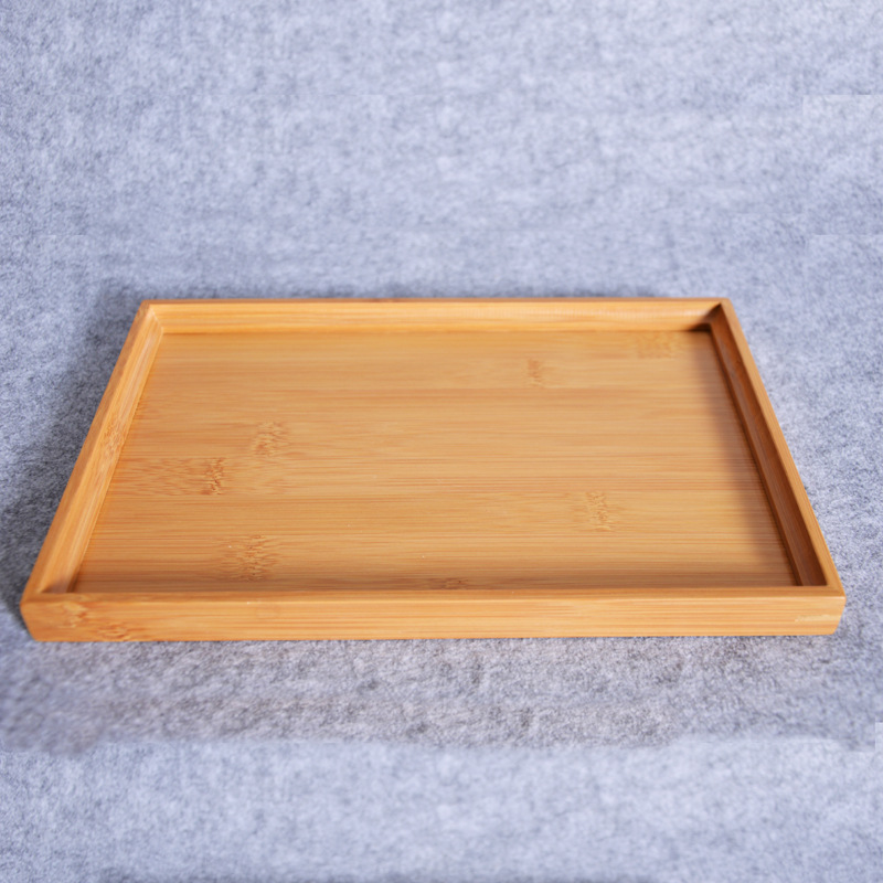 厂家批发环保 功夫茶盘托盘 竹制盘子 竹盘