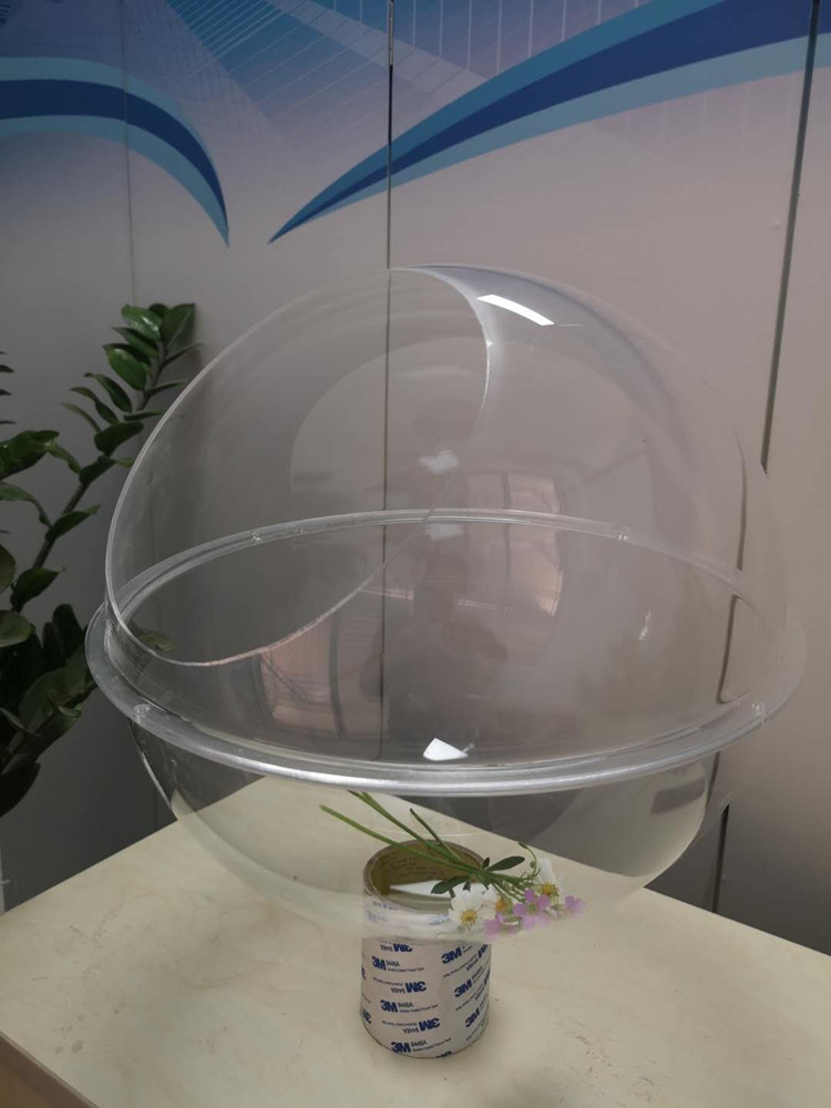 猫爬架厂家定制亚克力半球罩子高透明猫窝半圆配件空心防尘太空舱