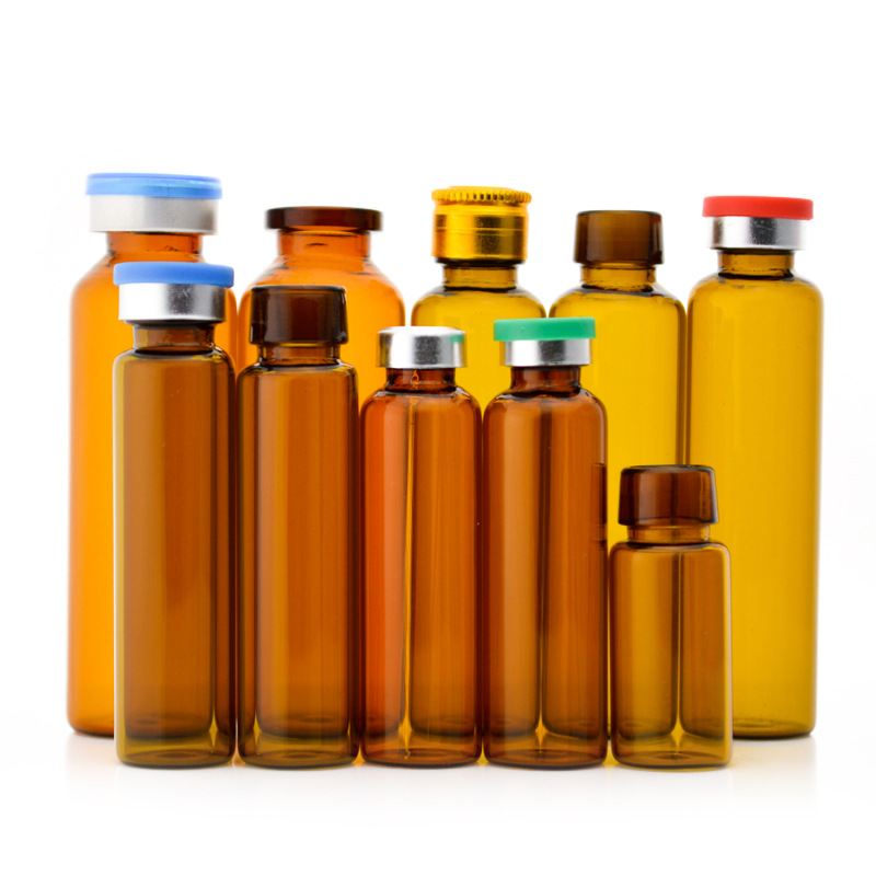 生产茶色口服液瓶 棕色口服液瓶 1ml-50ml管制口服液瓶 琥珀色