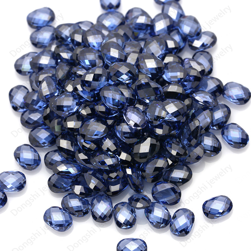 梧州人造宝石首饰首饰服饰鞋饰工艺品旦形锆石多颜色多尺寸定制