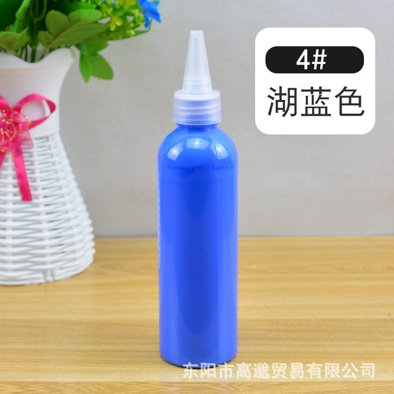 200ml Large Bottle Acrylic Paint Oily Highlight Diy Vinyl Doll White Embryo Coloring Painting 22 Color Set