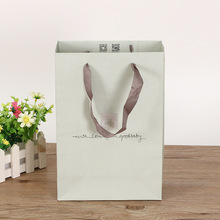 礼盒服装包装购物手提袋定做简约折叠茶叶手拎白卡纸袋订做袋子