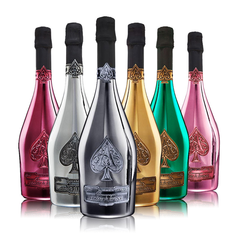 包邮 黑桃a香槟 冰封 冰焰 神龙套6色钢琴烤漆礼盒 香槟起泡