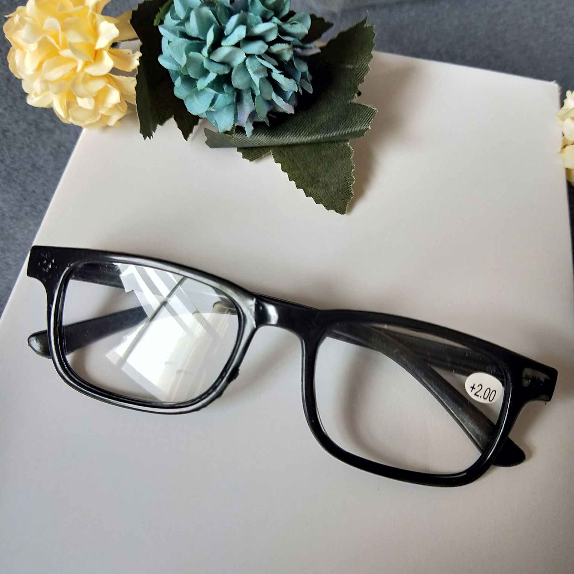2元店塑料老花镜 300度老年花镜 树脂花镜 2元货源 2元批发