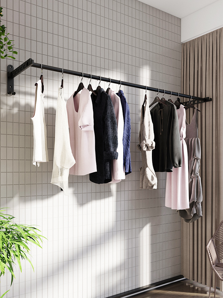 侧装阳台晾衣架