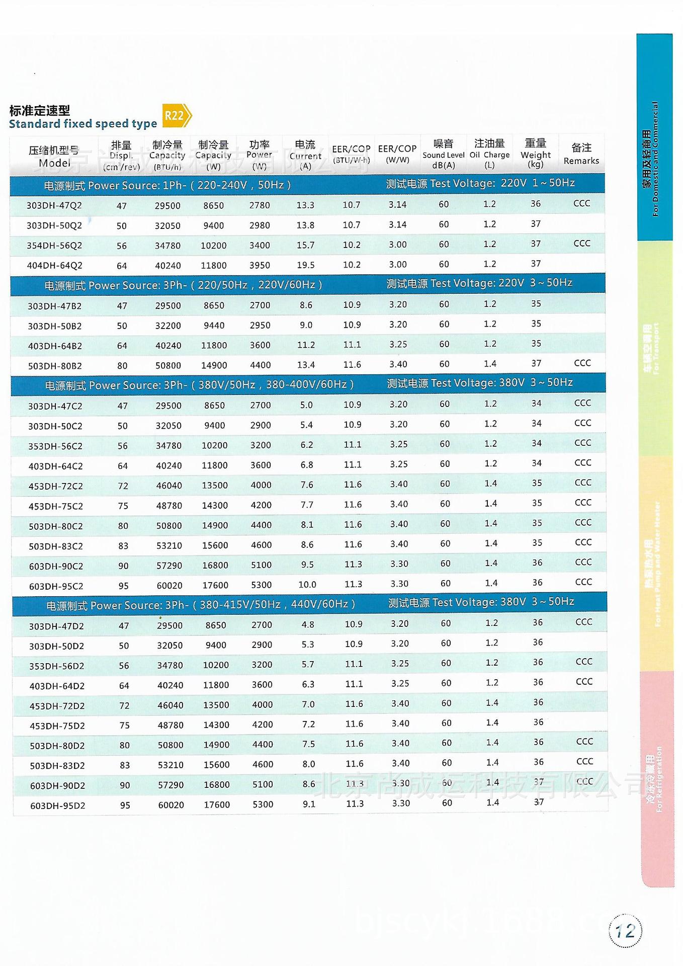 原装正品日立空调制冷压缩机403dh-64b2定速压缩机