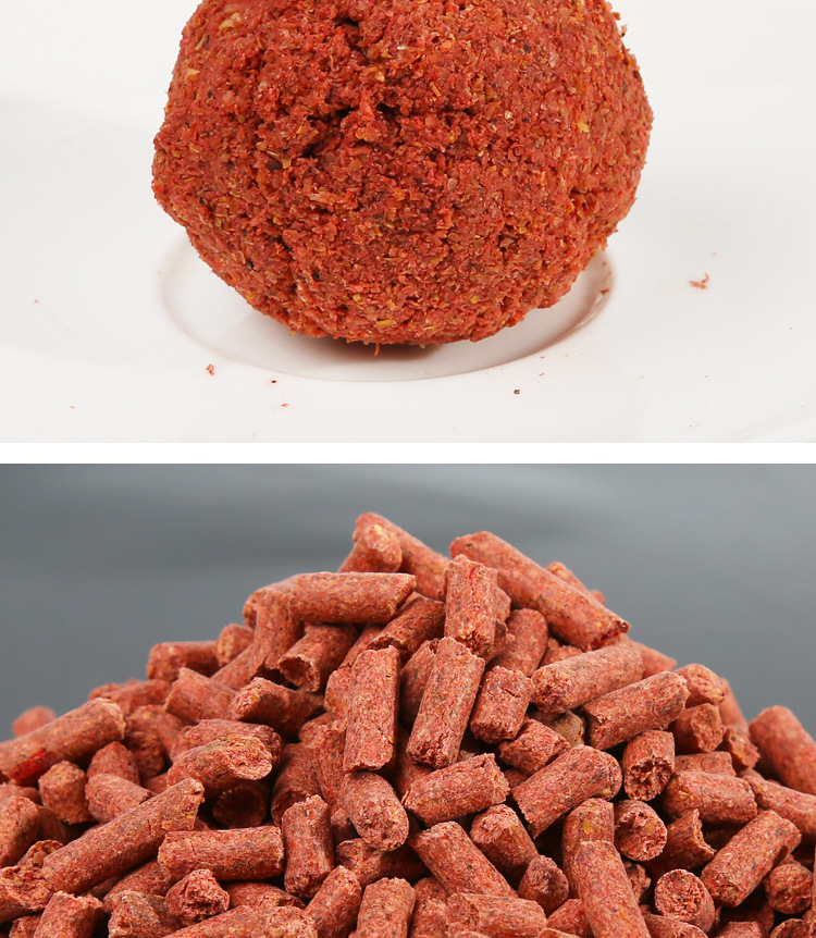 谷道香红虫颗粒饵腥味钓鱼假饵鲫鱼鲤鱼草鱼鱼饵料厂家批发