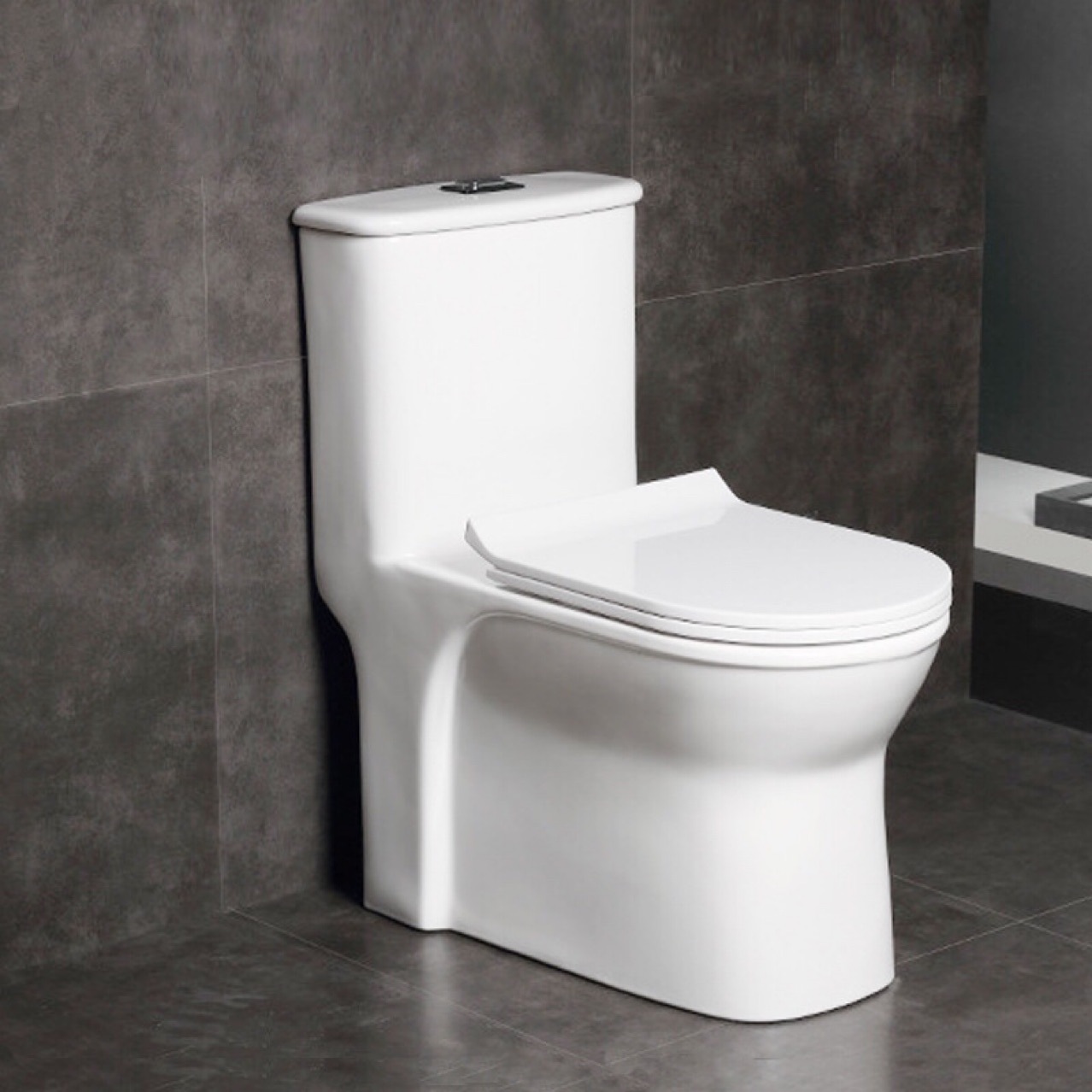 马桶防堵座便器小户型抽水家用座厕孕妇坐便器