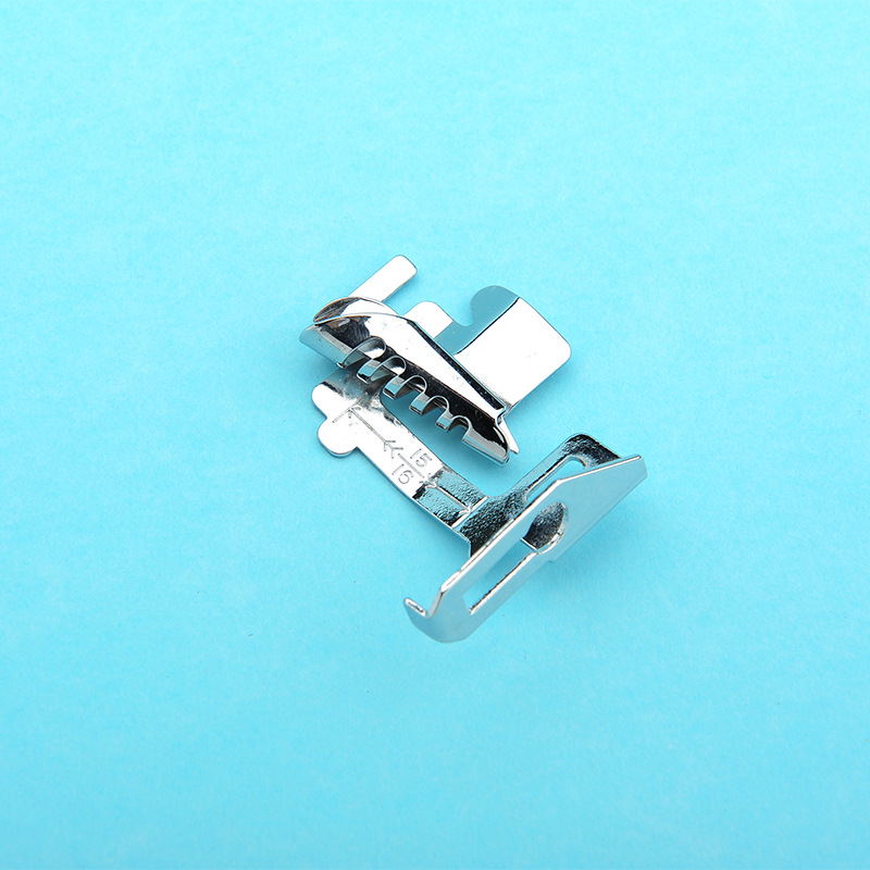 多功能家用电动缝纫机配件 包边压脚 铁包布条压脚