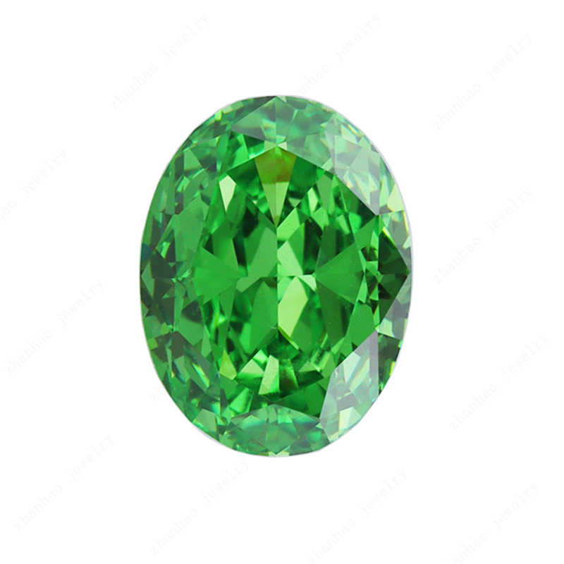 高碳钻冰花切长方形倒角帕拉伊巴宝石蓝绿色锆石裸石首饰配饰